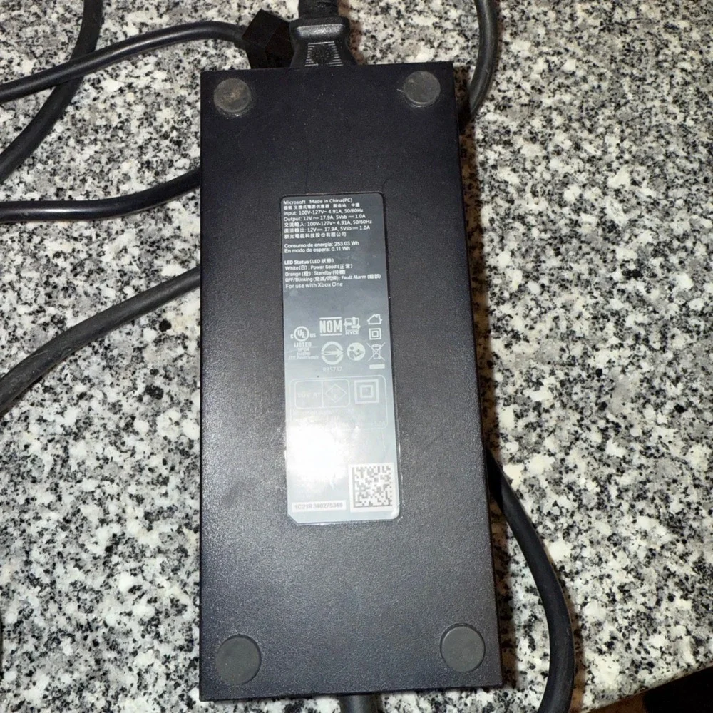 Microsoft Xbox‎ One OFFICIAL Power Supply Brick AC Adapter Charger 100-127V
